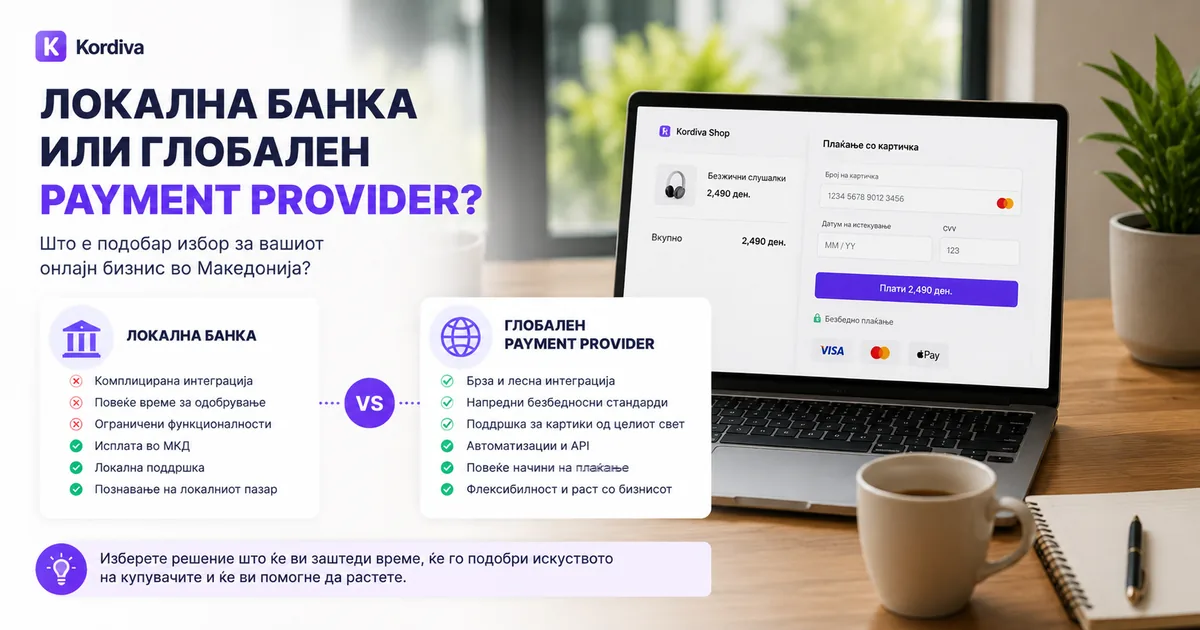 Локални и глобални онлајн плаќања за македонски бизнис